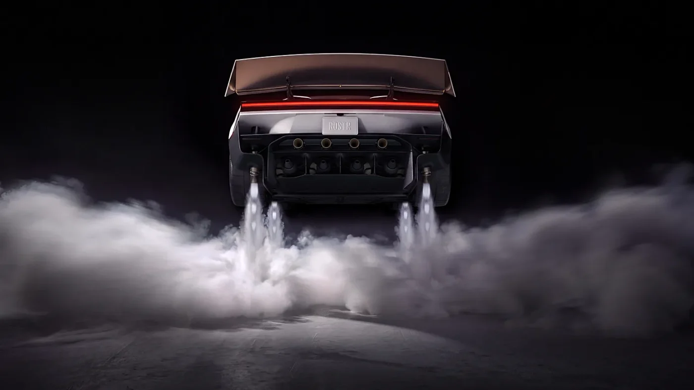 Tesla Roadster "volante"